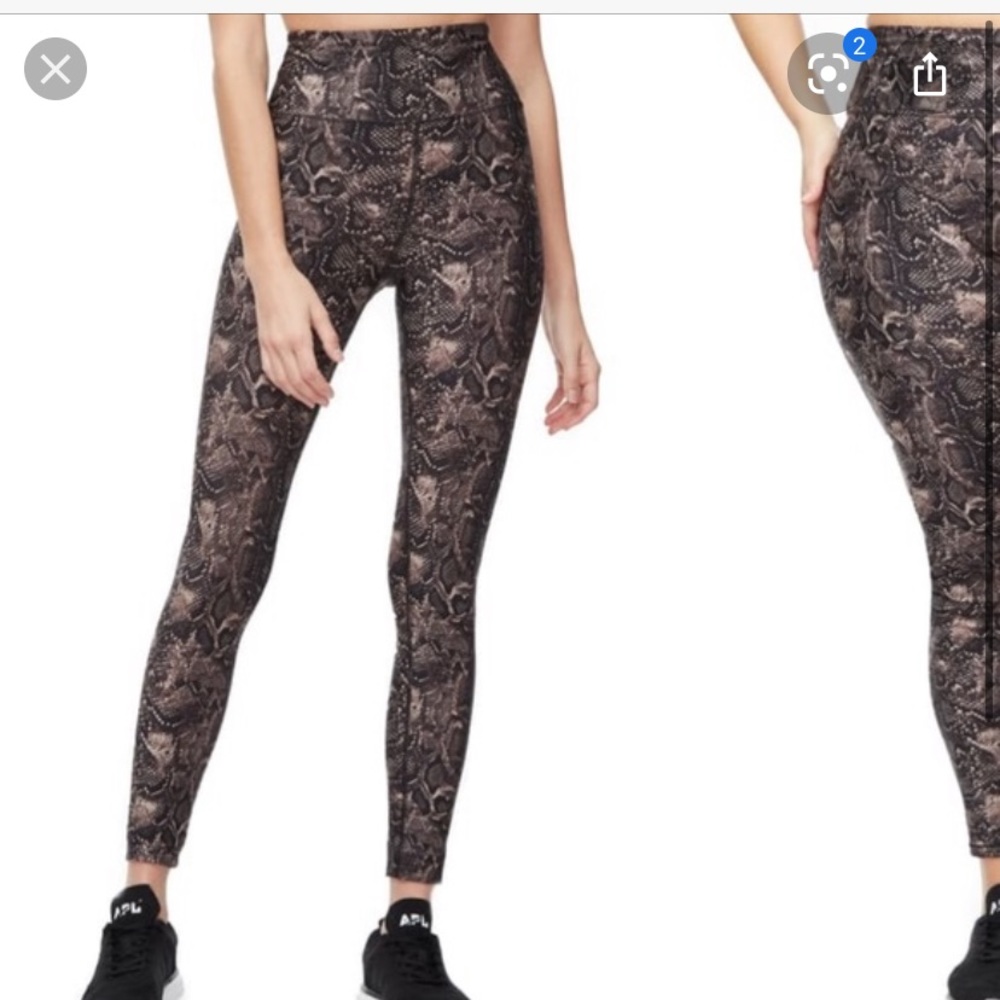 women’s good american snakeskin leggings